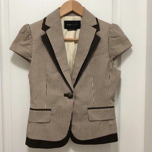 BCBGMaxAzria Short Sleeve Double Lapel Blazer - Size XS